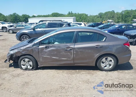 2013 Honda Civic Lx from USA, damaged, VIN 2HGFB2F58DH593449